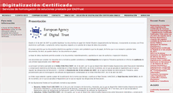 Desktop Screenshot of digitalizacioncertificada.com